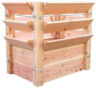 WESTMANN Premium Hochbeet aus L&auml;rchenholz | Natur | 66x91x73 cm | Kr&auml;uterbeet 