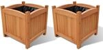 vidaXL Holz-Hochbeet 30x30x30 cm 2 STK.