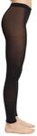 ESPRIT Damen Leggings Cotton W Le Baumwolle einfarbig 1 St&uuml;ck, Schwarz Black 3000,