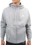 Nike Herren M Nsw Club h&aelig;ttetr&oslash;je Fz Ft Hooded Sweatshirt, Dk Grey...