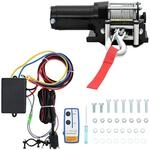 vidaXL 12 V Elektrische Seilwinde 1360kg + Montageplatte Fernbedienung