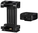 Hama Smartphonehalterung Pro II, 9,5 cm, mit Bluetooth-Fernausl&ouml;ser BRS2, 4633,