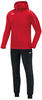 JAKO Kinder Trainingsanzug Polyester Classico mit Kapuze, rot, 128, M9450