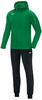 JAKO Kinder Trainingsanzug Polyester Classico mit Kapuze, sportgrün, 164, M9450