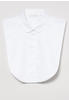 ETERNA Modern Bluse ohne Arm Krageneinsatz Hemdkragen weiß Größe 48