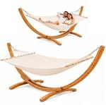 AMANKA XXL H&auml;ngematte mit Gestell 325 cm &ndash; Robustes Outdoor...