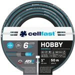 CELLFAST HOBBY ATS2 Gartenschlauch 6-lagig Doppelgeflecht 1" 50 m | Perlschlauch,
