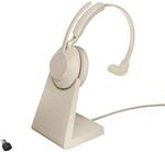 Jabra Evolve2 65 Wireless PC Headset with Charging Stand &ndash; Noise Cancelling UC