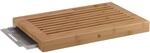 WMF Brotschneidebrett mit Kr&uuml;melfang, Schneidebrett mit Auffangschale 44 x 27 x 4,8