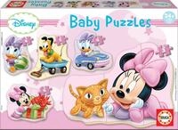 Educa - Minnie Maus Baby | 5 Progressive Kinderpuzzles mit 3-5 Teilen f&uuml;r Kinder ab