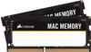 Corsair Mac Memory SODIMM 16GB (2x8GB) DDR4 2666MHz CL18 Speicher für Mac-Systeme,