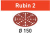 FESTOOL 575190 Multi-Jetstream Schleifscheiben Rubin2, Durchmesser 150 mm, Korn 120
