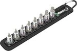 Wera 05003881001 Belt 2 Zyklop Bitnuss-Satz Innensechskant, mit Haltefunktion,
