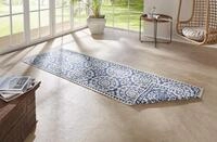 NORTHRUGS In- und Outdoor Teppich Jardin 80x250cm - Wendeteppich Wetterfest