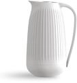 K&auml;hler Isolierkanne 1,0 l Hammersh&oslash;i Tastenfunktion f&uuml;r Tee und Kaffee, weiss