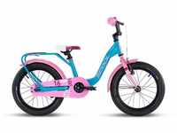 S'Cool niXe Alloy 16R 1S Kinder Fahrrad 2020 (16", Türkis/Pink)