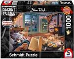 Schmidt Spiele 59655 Im Ferienhaus, 1000 Teile Secret Puzzle