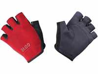 GORE Wear C3 Unisex Kurzfingerhandschuhe, 5, Schwarz/Rot