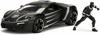 Jada Toys - 99723bk - Modell Lykan Hypersport Mit Black Panther Figur 1/24 Die...