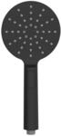 WENKO Duschkopf Design Schwarz &Oslash; 12 cm - Universal-Handbrause, Duschbrause mit 3