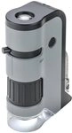 Carson MicroFlip 100x-250x Taschenmikroskop mit Smartphone-Adapterclip, UV und