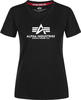 Alpha Industries Damen New Basic T Wmn T-Shirt, Black, S