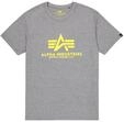 Alpha Industries Herren Basic F&uuml;r T-Shirt, Charcoal Heather, M EU
