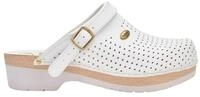 Scholl Unisex Clog Supercomfort Hausschuh, Bianco, 42 EU