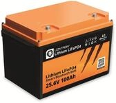 LIONTRON LiFePO4 25,6V 100Ah LX; 2560Wh; >3000 Zyklen bei 90% Entladungstiefe...