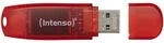 Intenso Rainbow Line 128 GB USB-Stick USB 2.0 Rot | Mobiler 128 GB Speicherstick mit