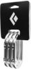 Black Diamond Oval Keylock Carabiner Grau - Leichter zuverlässiger Keylock