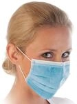 Hygostar Mundschutz PP, blau, Typ IIR 3-lagig, Gummib&auml;nder