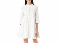 ONLY Damen ONLDITTE 3/4 Shirt Dress NOOS WVN 15198076, White, 38