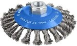 Bosch 1x PRO Metal heavy Kegelb&uuml;rste, 115 x 0,5 mm, Gewinde | f&uuml;r Stahl, &Oslash; 115 mm,