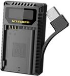 Nitecore UNK2 Compacte Dubbel Lader voor Nikon EN EL15 + USB, Schwarz