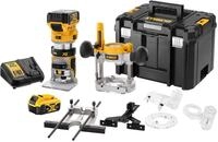 DEWALT DCW 604 P2 Akku Kombifr&auml;se 18V 55 mm + 2x Akku 5,0Ah + Ladeger&auml;t + TSTAK