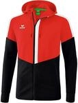 Erima Herren Squad Trainings Jacke (1032045), rot/schwarz/wei&szlig;, M