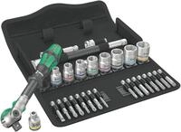 Wera 8100 SB 9 Zyklop Speed-Knarrensatz, 3/8 Zoll-Antrieb, z&ouml;llig, 29-teilig,