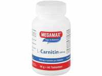 Megamax L-Carnitin 500 mg (l-carnitine, carnipure). Körpereigenes L-Carnitin