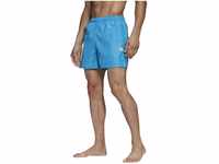 adidas Herren CLX Solid Badeshorts, Shock Cyan, 4