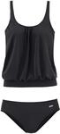 Lascana Damen Oversize-Tankini Softcups, Mieder, Verstellbare Tr&auml;ger