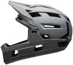 BELL Unisex-Adult Super Air Fahrradhelm, Matt/Gloss Gray, 55-59