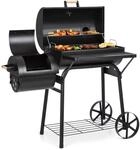 Klarstein Beef Brisket Smoker Grill - Holzkohlegrill/Smoker, rostfreie...