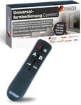 SCHWAIGER Universalfernbedienung Comfort I Seniorenfernbedienung mit 8 Tasten I