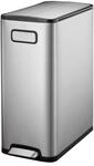 EKO Ecofly 45L M&uuml;lleimer K&uuml;che, Edelstahl Tretm&uuml;lleimer, Sanft Schlie&szlig;end...