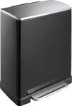 EKO E-Cube Tretm&uuml;lleimer 50L Metall (34.5 x 50 x 65 cm, D&auml;mpfer-System,