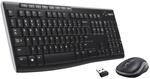 Logitech MK270 Kabelloses Set mit Tastatur und Maus f&uuml;r Windows | US QWERTY-Layout -