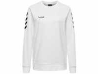 Hummel Damen Pullover Go Cotton Sweatshirt Woman 203507 White XL