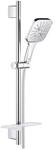 Grohe Rainshower 130 SmartActive Cube Brausestangenset 3 Strahlarten Chrom 26584000