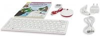 Raspberry Pi Foundation Raspberry Pi 400 Kit Mini-PC, wei&szlig;/pink